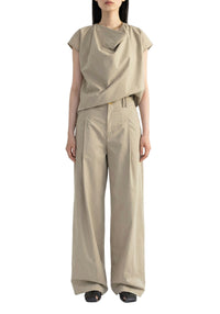 Pantalon large Wellen - Olive