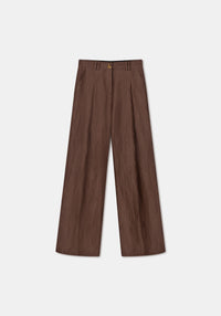 Pantalon large Wellen en lin - Sienna