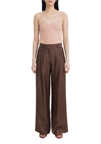 Pantalon large Wellen en lin - Sienna