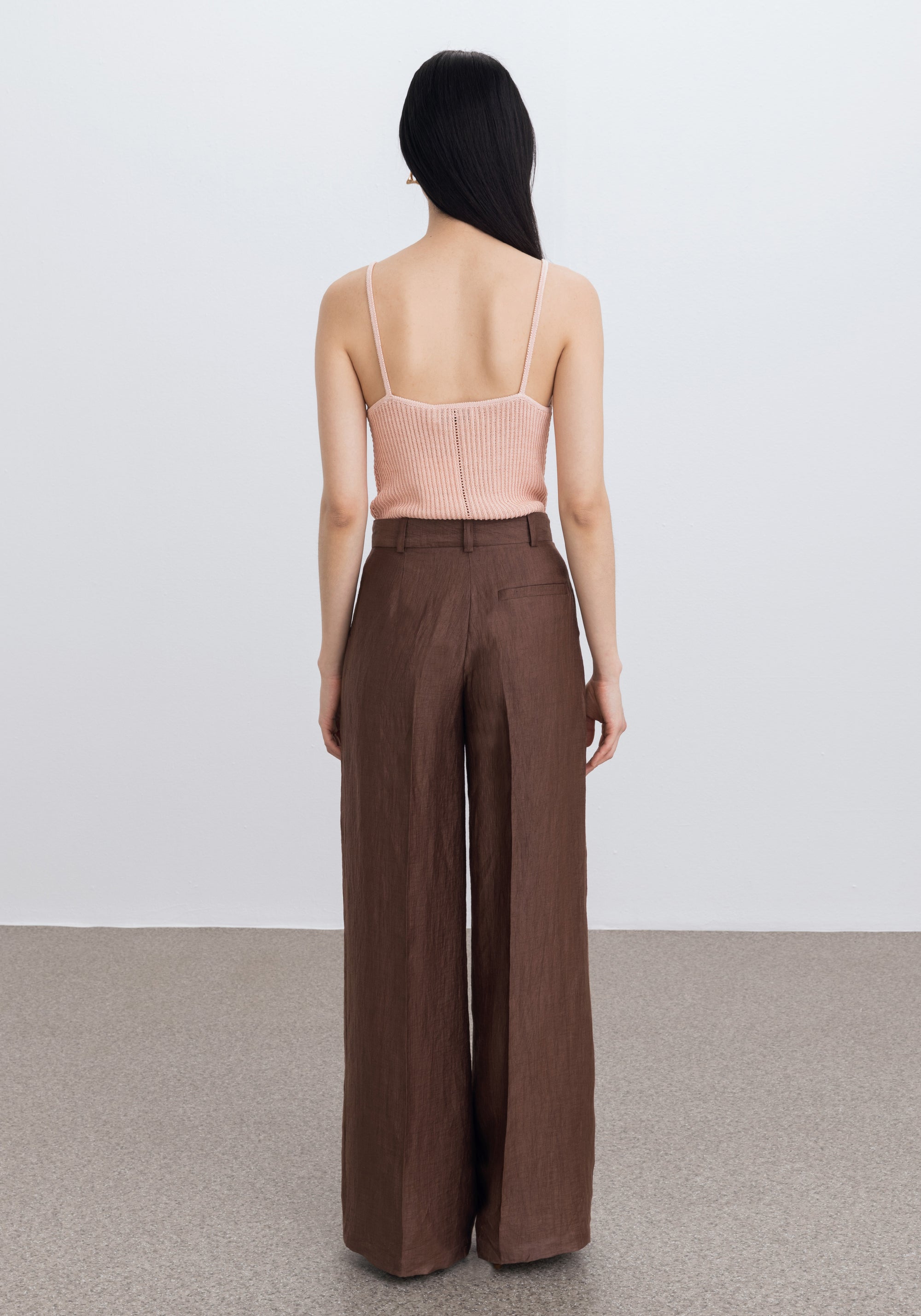 Pantalon large Wellen en lin - Sienna