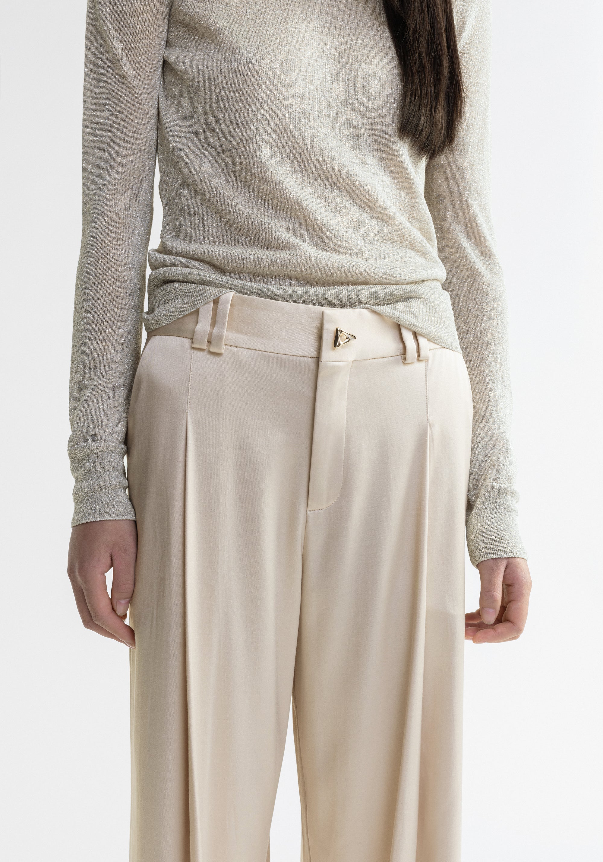 Pantalon large Wellen - Silver