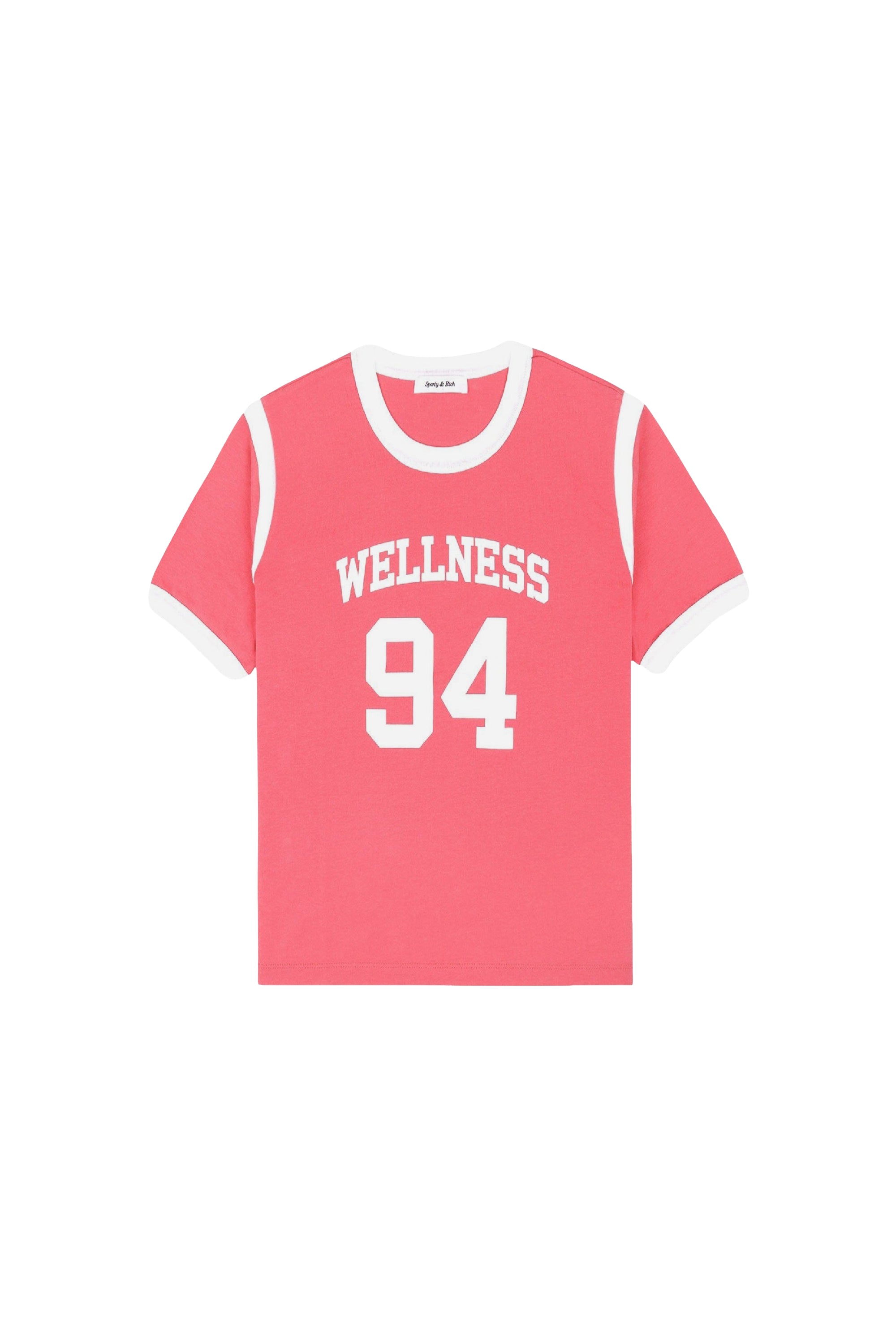 T-shirt Wellness 94 à liseré - Cotton Candy