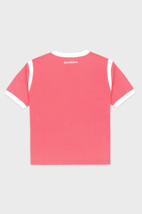 Wellness 94 Sports Tee - Cotton Candy & White