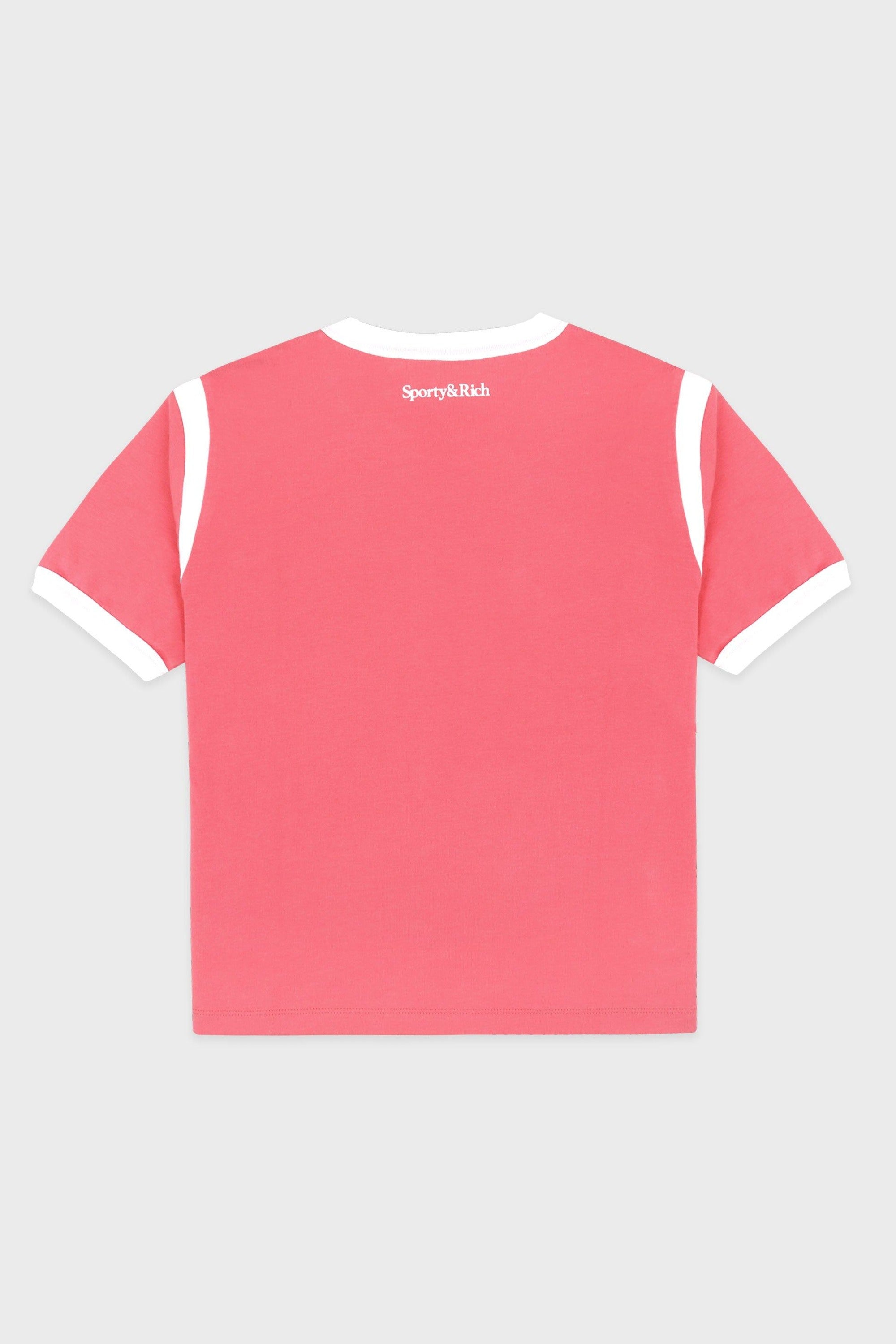 Wellness 94 Sports Tee - Cotton Candy & White