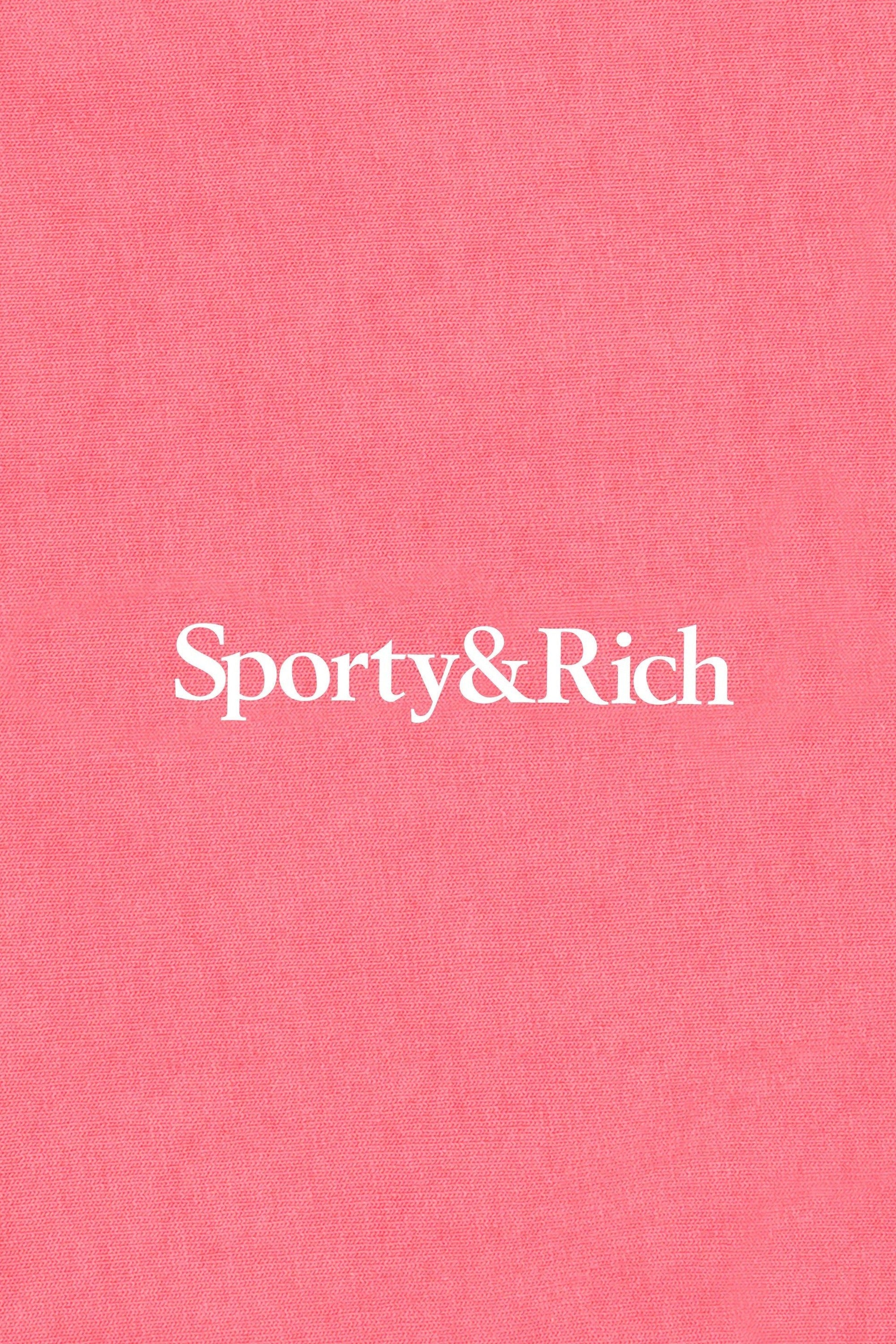 Wellness 94 Sports Tee - Cotton Candy & White