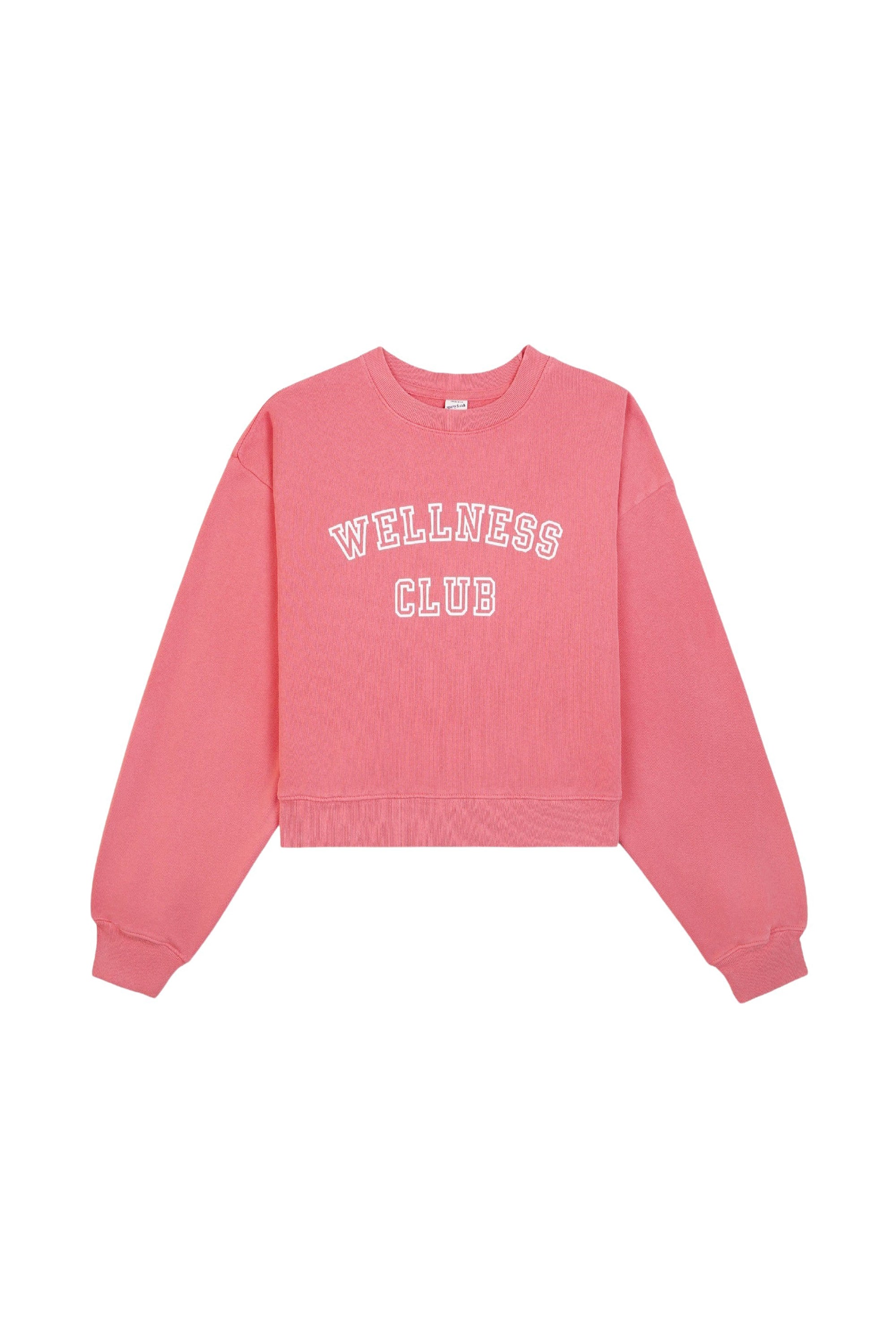 Sweatshirt court Wellness Club imprimé - Dahlia