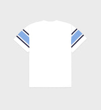 T-shirt Wellness 94 à rayures - White & Blue & Navy