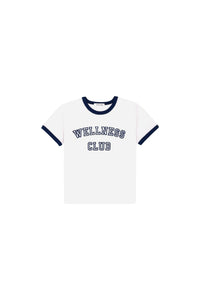 T-shirt Wellness Club à liseré - White