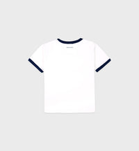 T-shirt Wellness Club à liseré - White