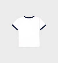 T-shirt Wellness Club à liseré - White
