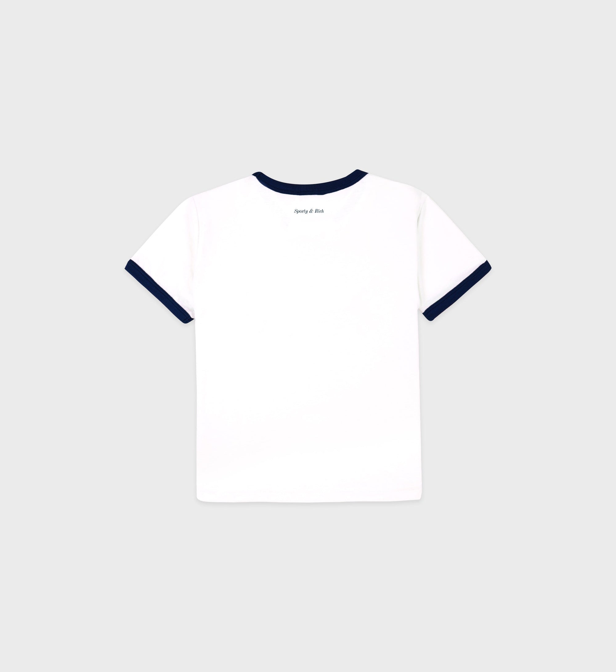 T-shirt Wellness Club à liseré - White