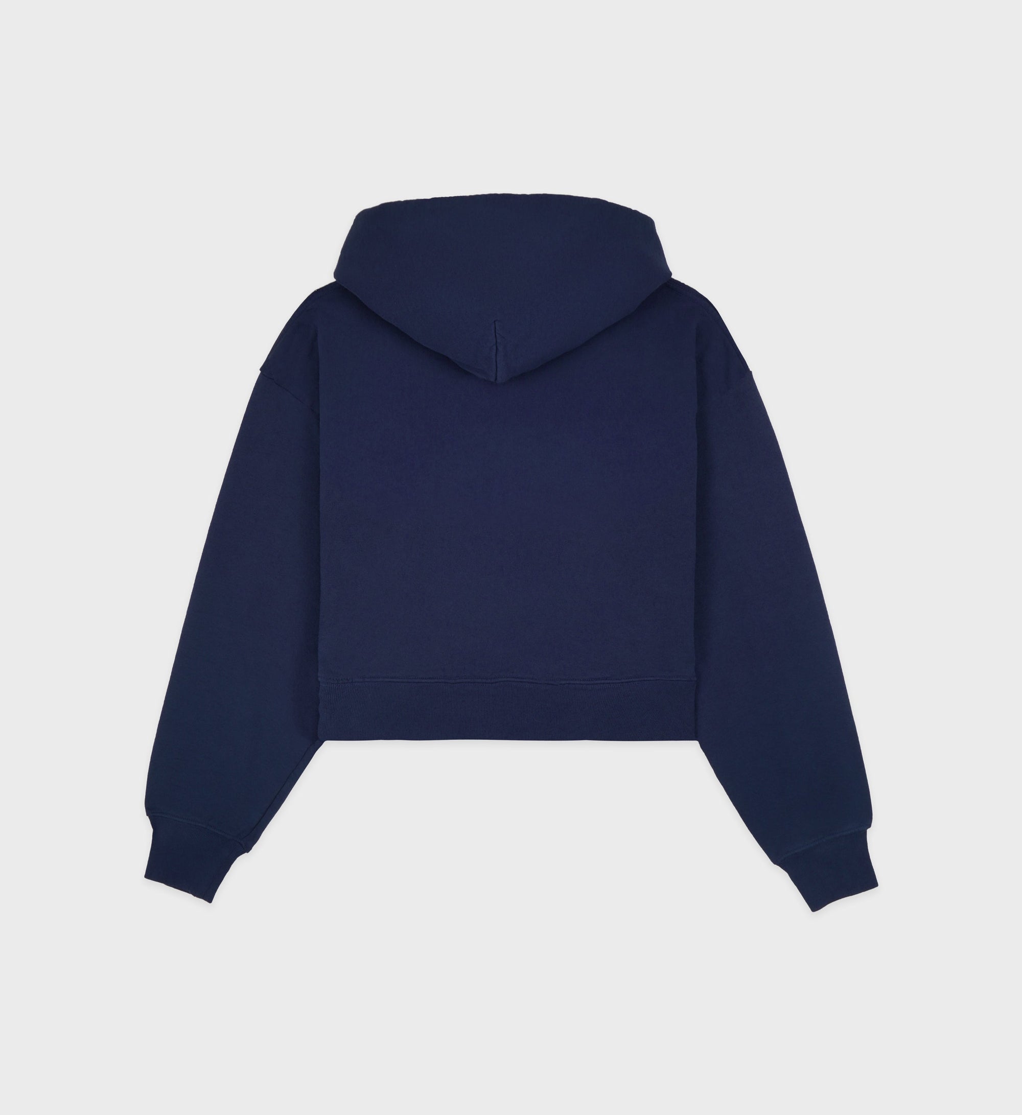 Sweat à capuche court Wellness Ivy à poche - Navy