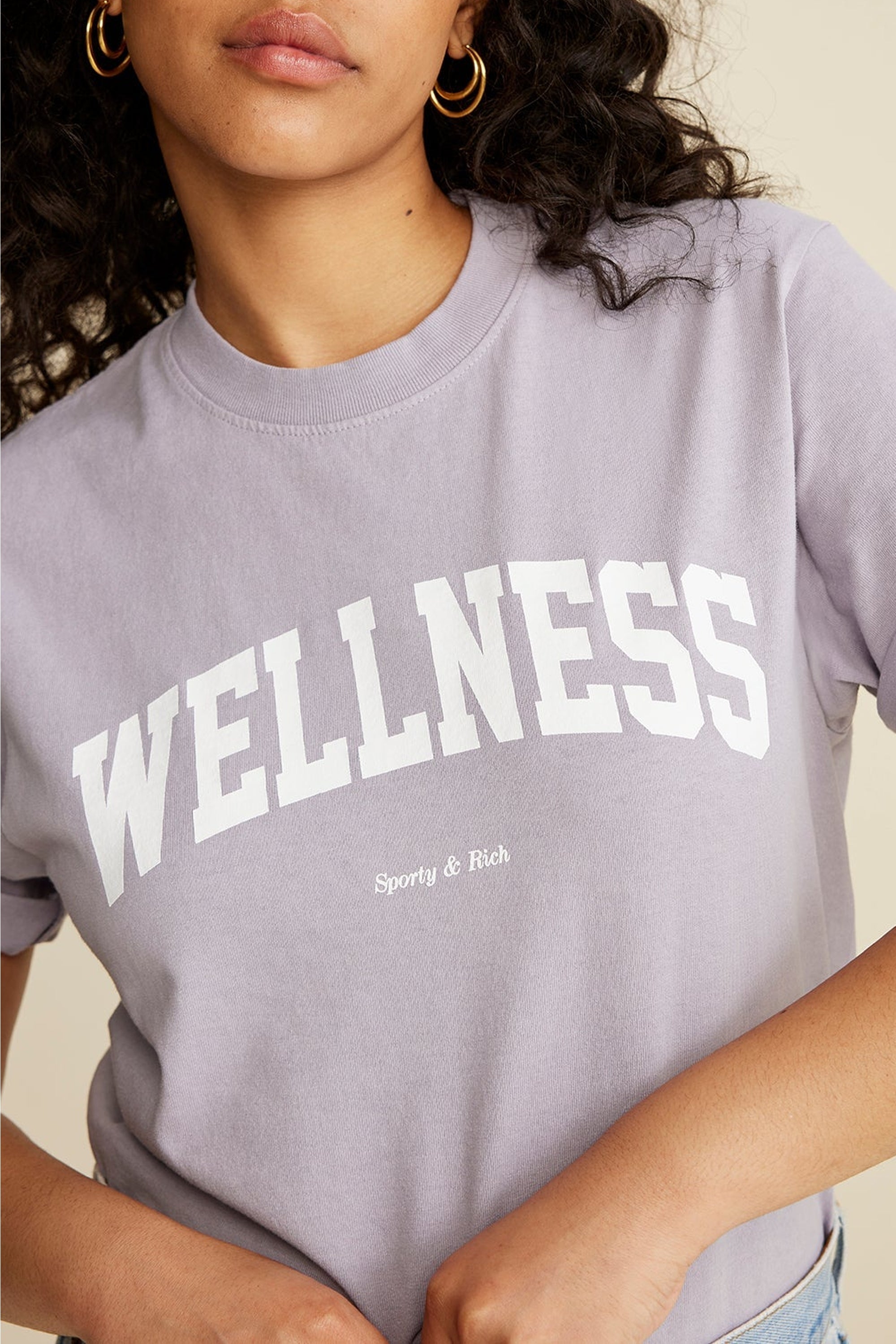T-shirt Wellness Ivy imprimé - Lilac