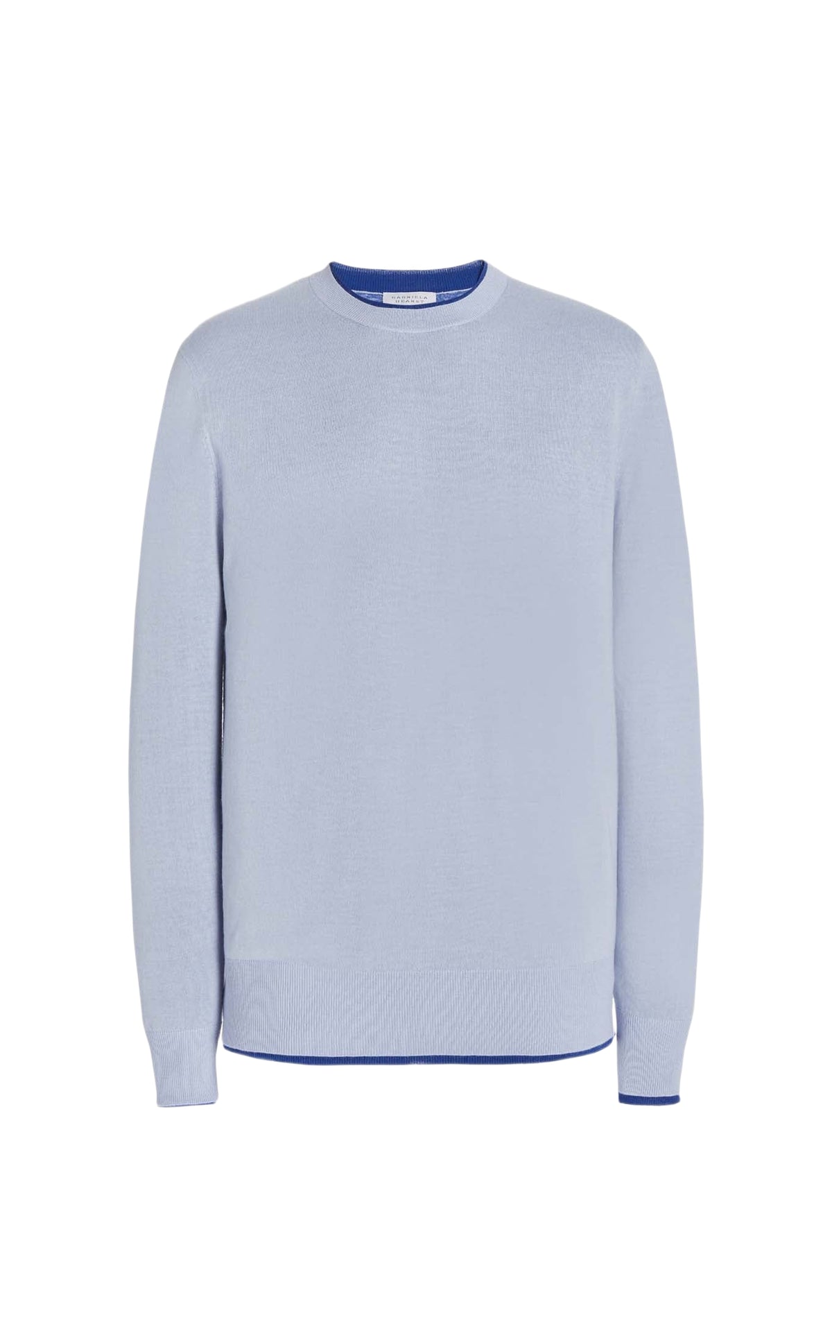 Light Blue & Cobalt / Pull Wells en cachemire - Light Blue & Cobalt