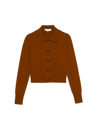 THE CASHMERE SHRUNKEN CARDICHESTNUT