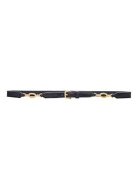 THE JEWELRY DETAIL BELTBLACK CROC