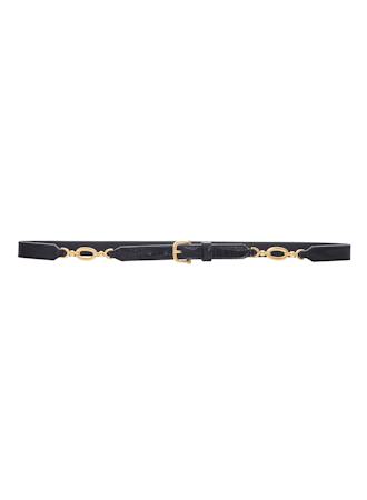 THE JEWELRY DETAIL BELTBLACK CROC