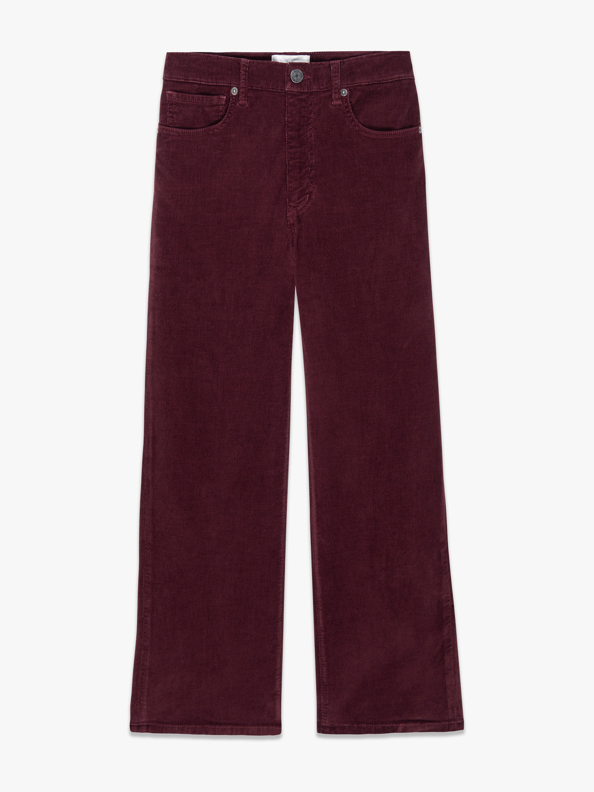 LE SLEEK STRAIGHT CORDUROYDARK BURGUNDY