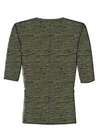RIB CREWNECK TEERICH MILITARY HEATHER
