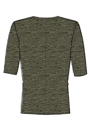 RIB CREWNECK TEERICH MILITARY HEATHER