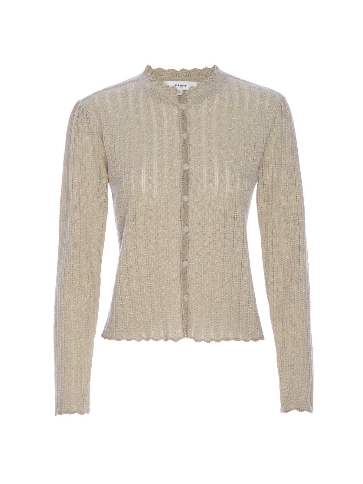 RUFFLE NECK CARTAUPE