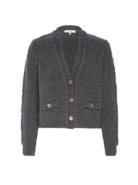 DOUBLE POCKET CROPPED CARDIPEWTER
