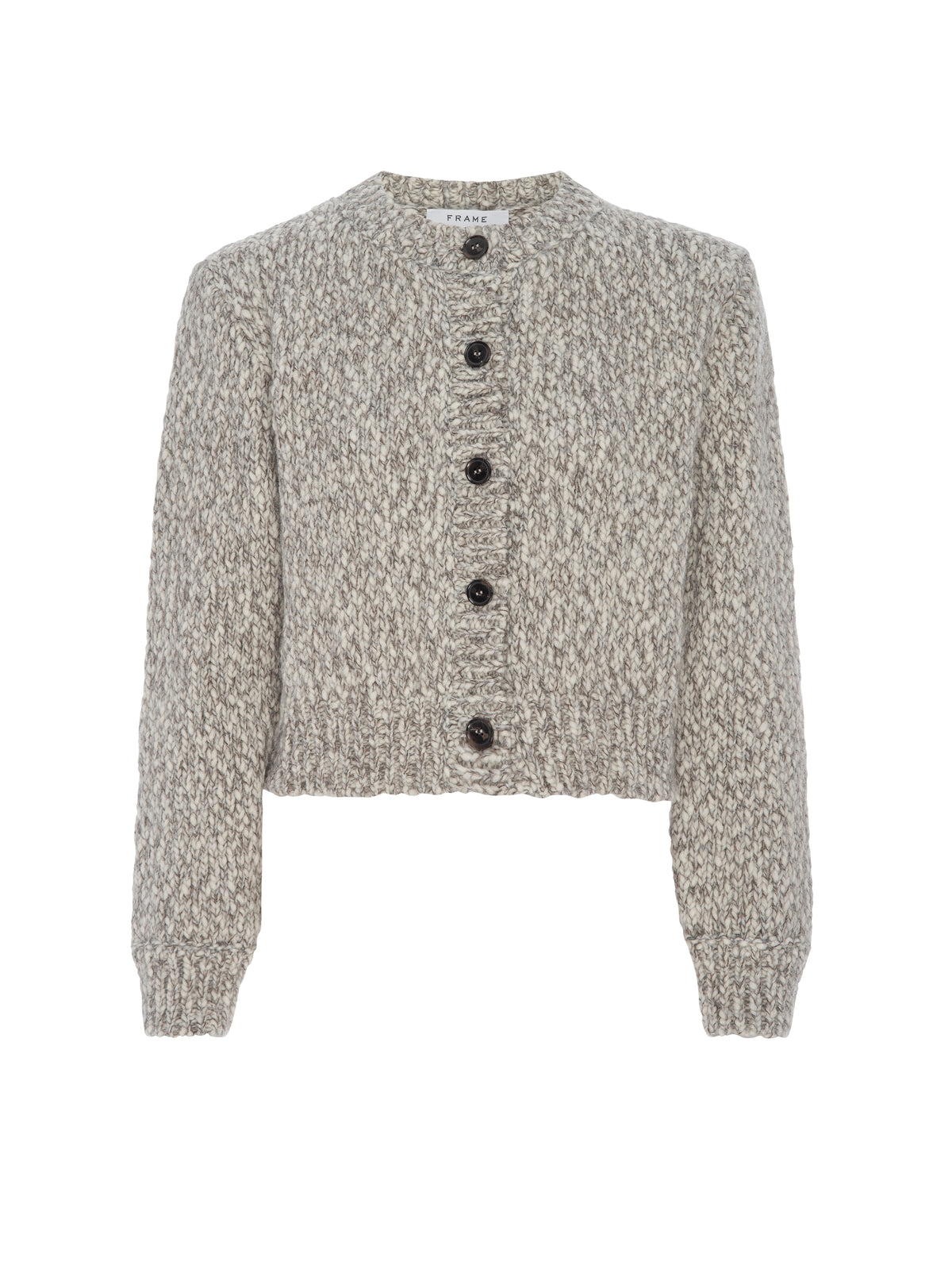 MARL CARDI SWEATERCREAM MULTI
