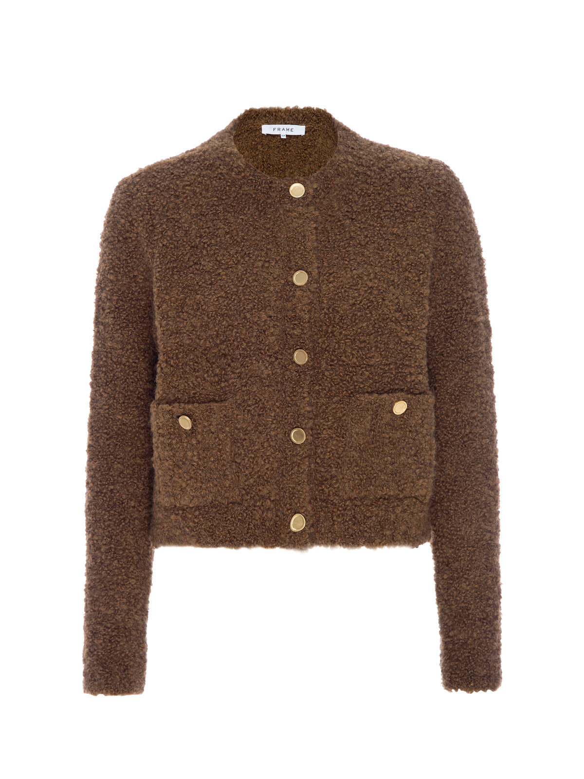 PATCH POCKET CARDICAMEL
