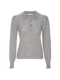 THE SCALLOP POLOLIGHT HEATHER GREY