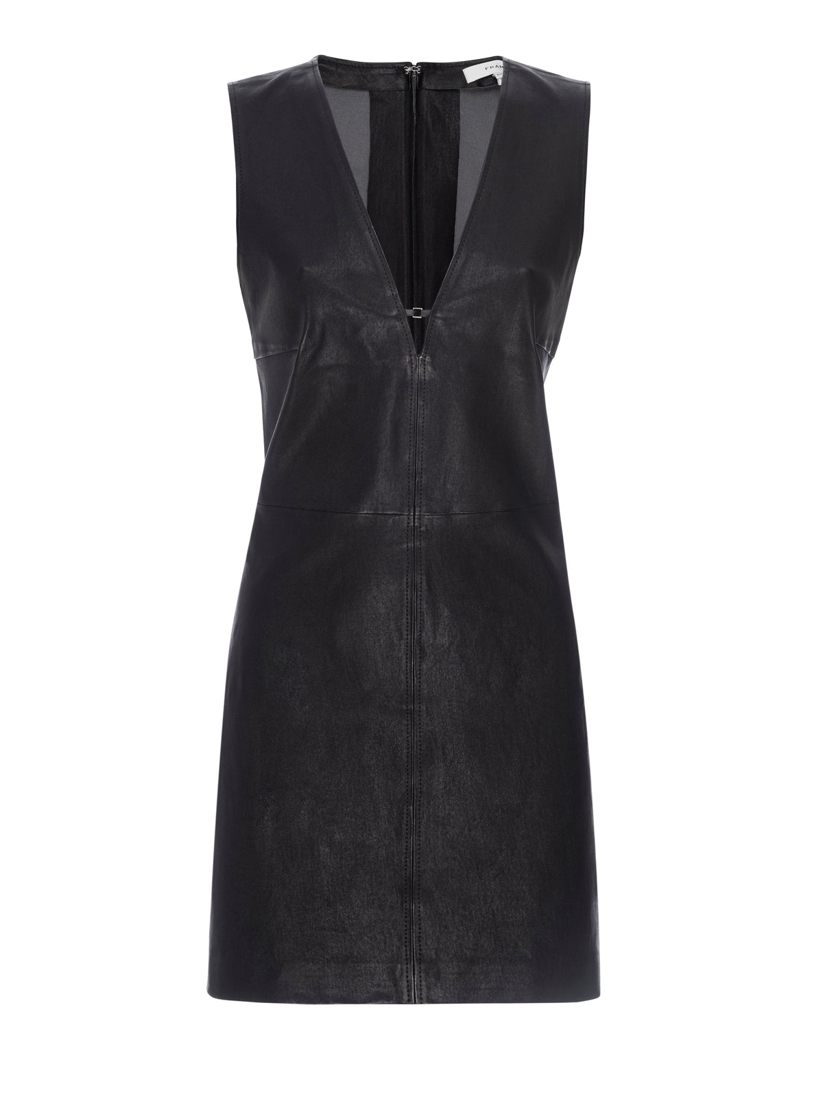 LEATHER KEYHOLE DRESSBLACK