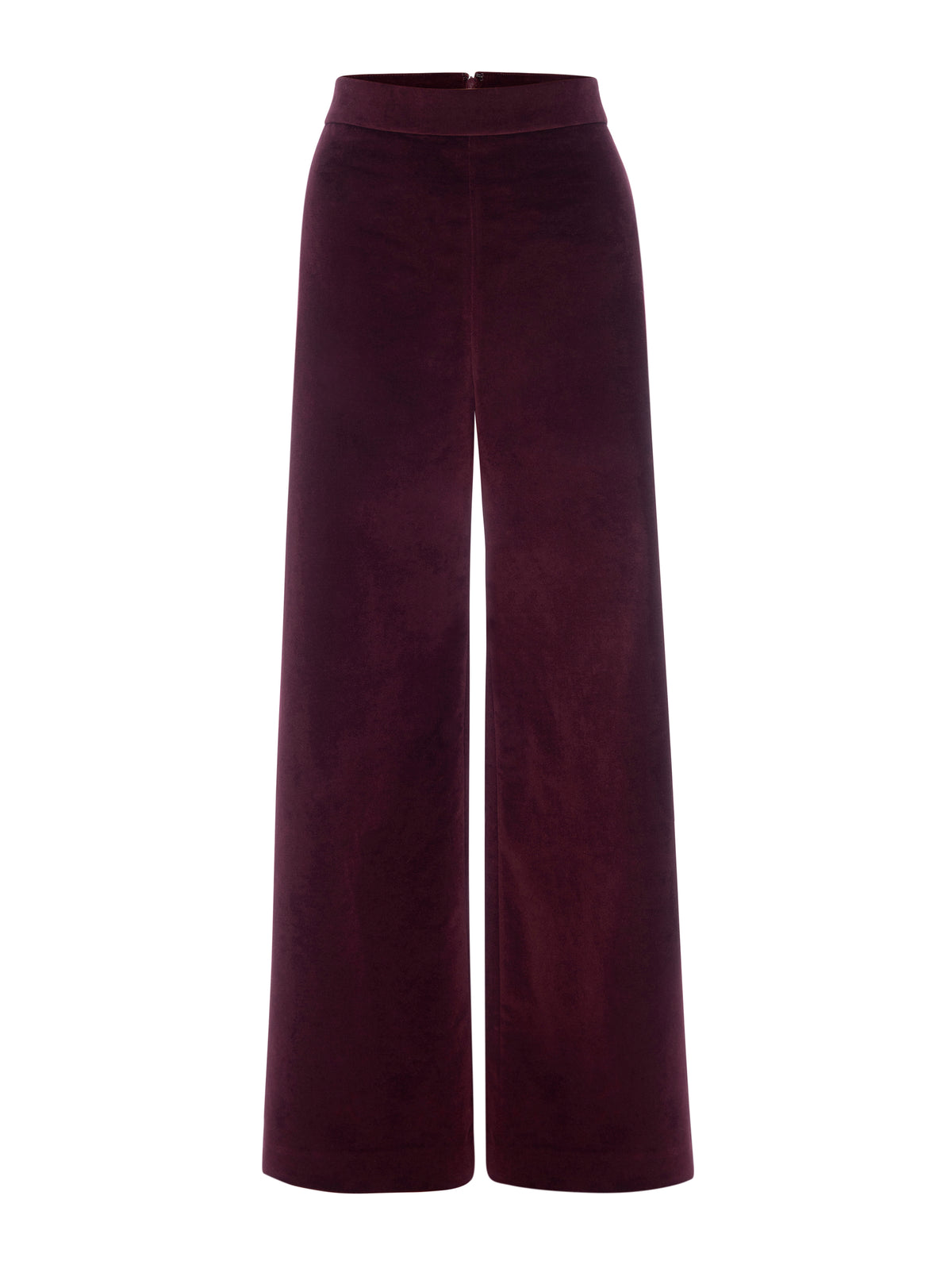 CROP VELVET WIDE LEGWINE