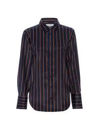 THE STANDARD SHIRTNAVY STRIPE MULTI