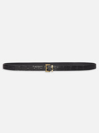 THE PETITE CROC BELTBLACK