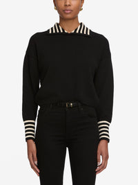 THE SAILOR PULL OVERBLACK MULTI