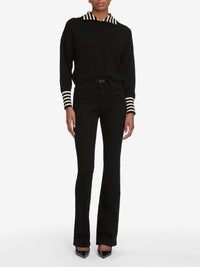 THE SAILOR PULL OVERBLACK MULTI