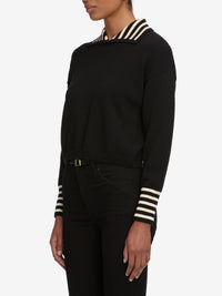 THE SAILOR PULL OVERBLACK MULTI