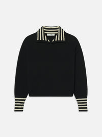 THE SAILOR PULL OVERBLACK MULTI