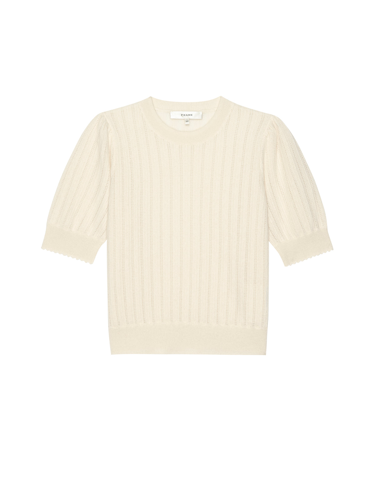THE LADDER POINTELLE SWEATERCREAM