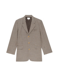 THE HOUNDSTOOTH BLAZERNAVY MULTI