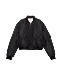 THE NYLON BOMBER JACKETBLACK