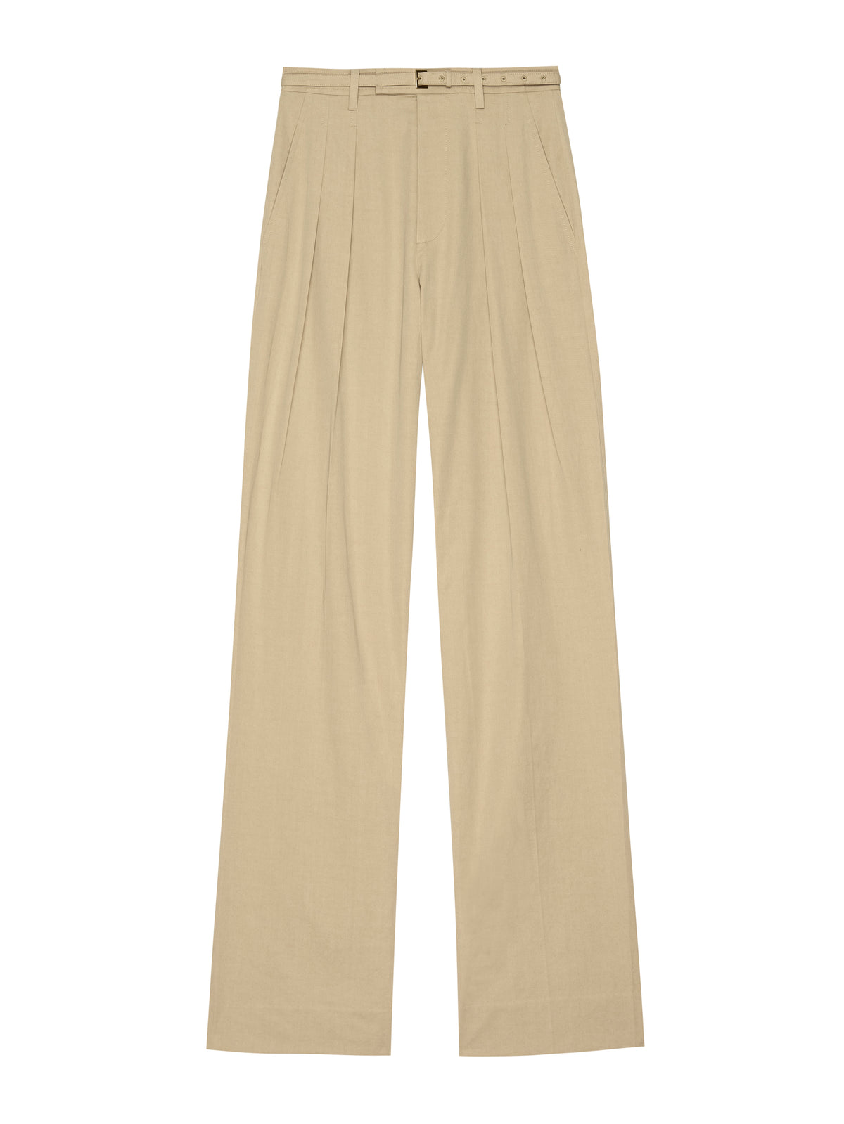 THE PLEATED STILT TROUSERLIGHT KHAKI