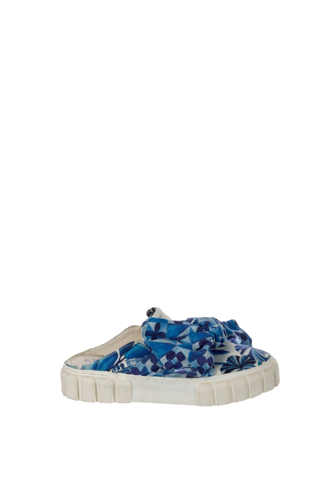 Mules Sweat Rio à nœud en coton - Bleu