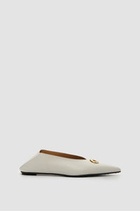 Smooth Leather Ms Bab - Blanc