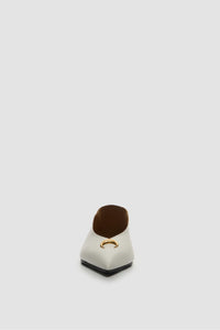 Smooth Leather Ms Bab - Blanc