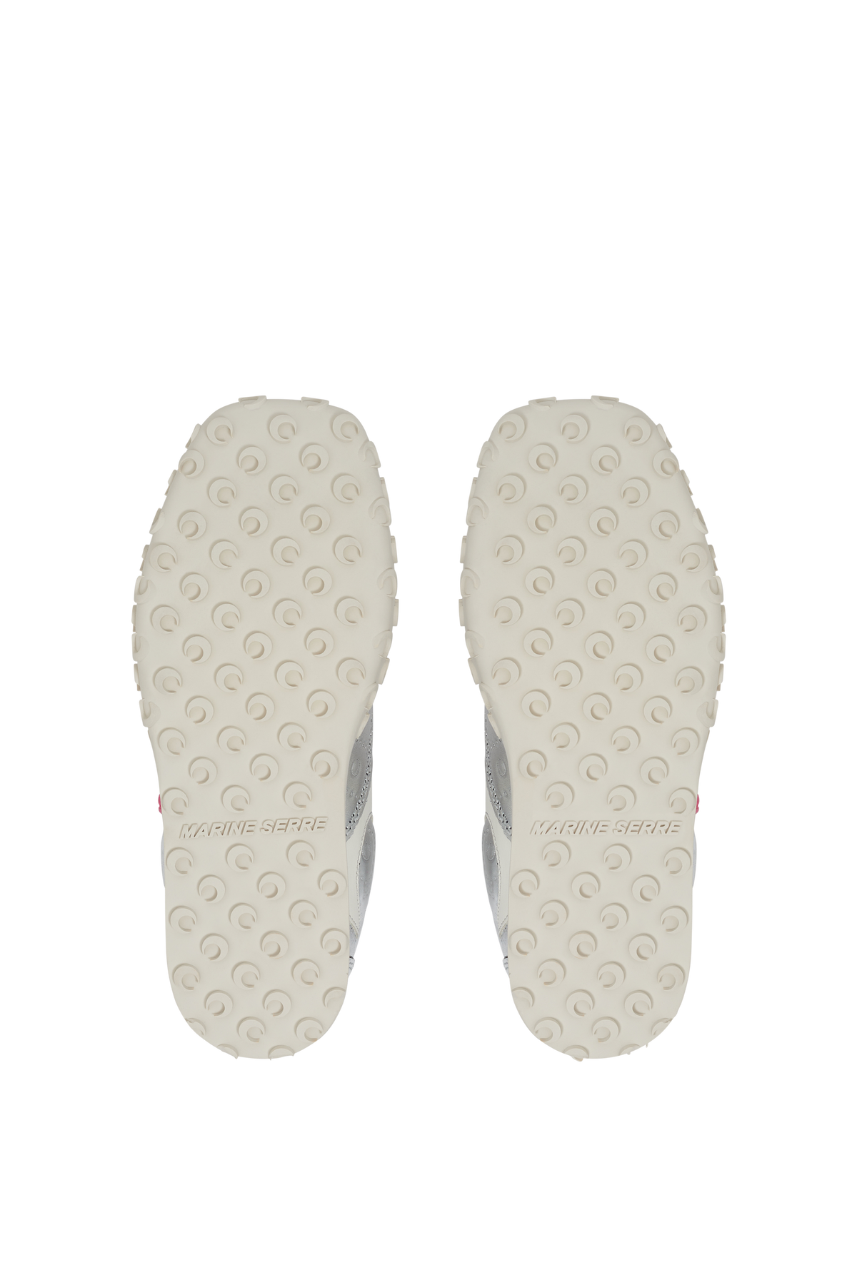 Sneakers MS Rise en cuir laminé - Silver