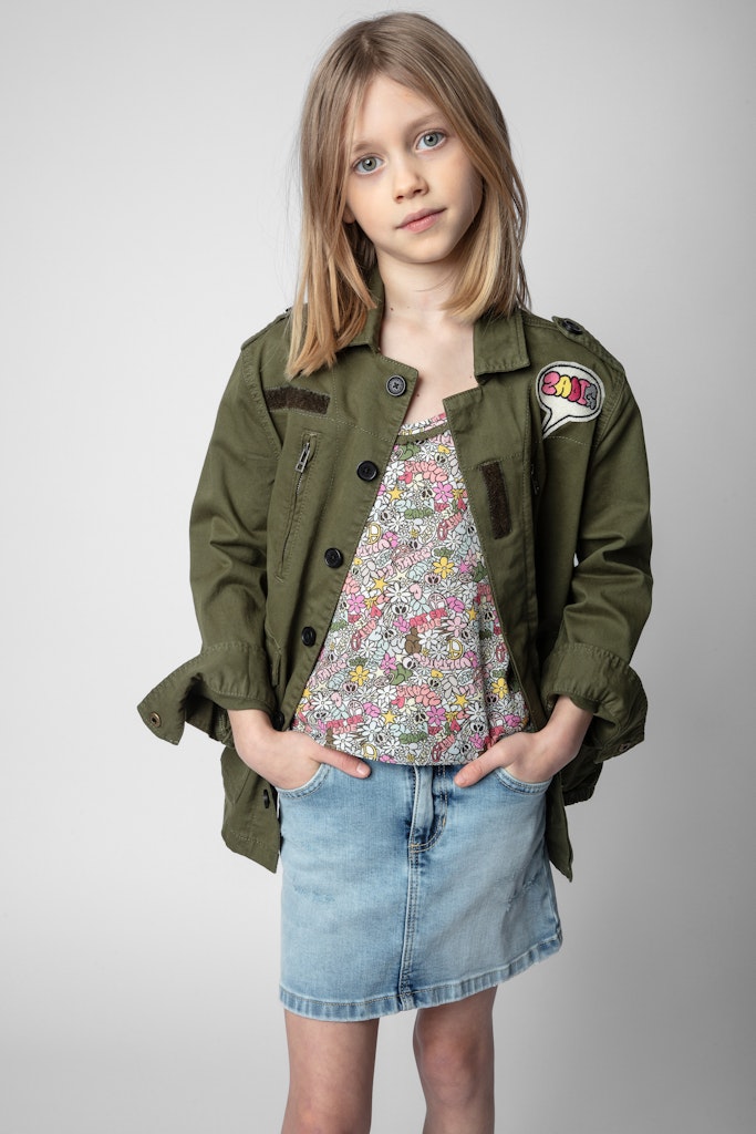 ZHORS LIGNE ARMY KID GIRL MILI COAT