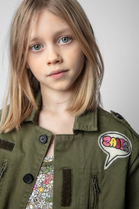 ZHORS LIGNE ARMY KID GIRL MILI COAT