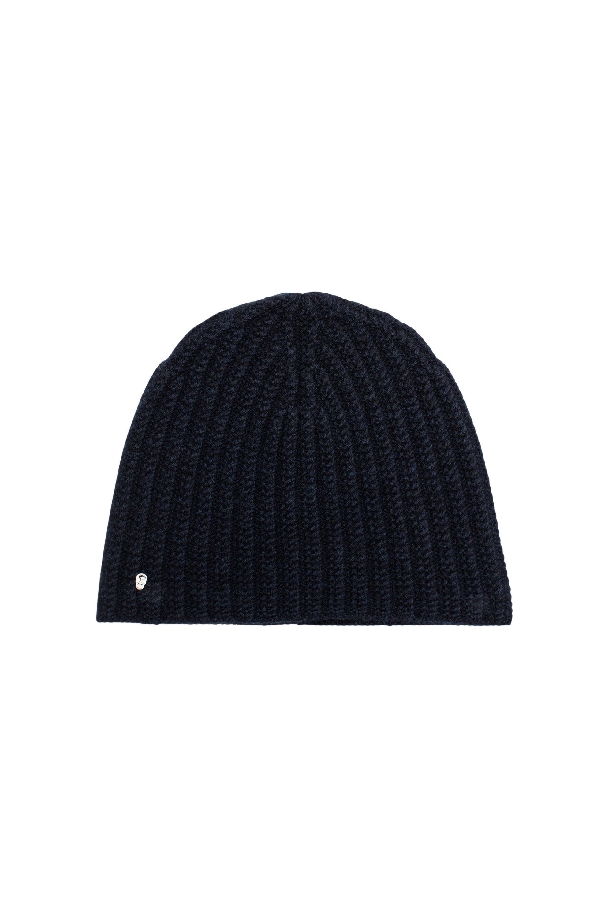 Bonnet Caid Deluxe en cachemire - Encre