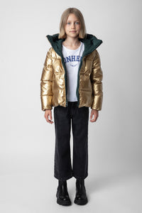 ZHORS LIGNE DARK GREEN APRIL REVERSIBLE PARKA