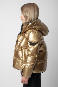 ZHORS LIGNE DARK GREEN APRIL REVERSIBLE PARKA